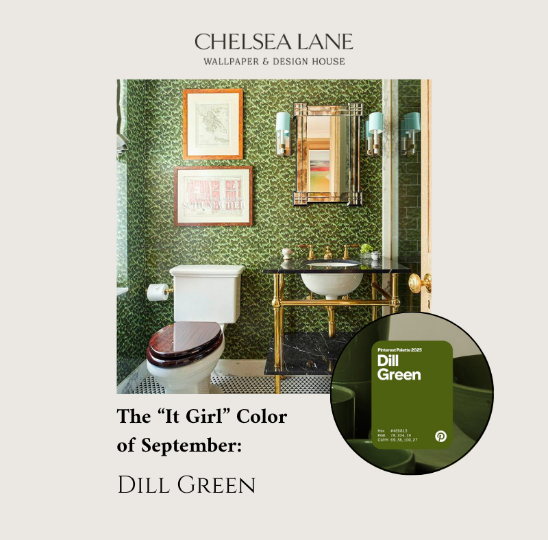 The “It Girl” Color of September: Dill Green