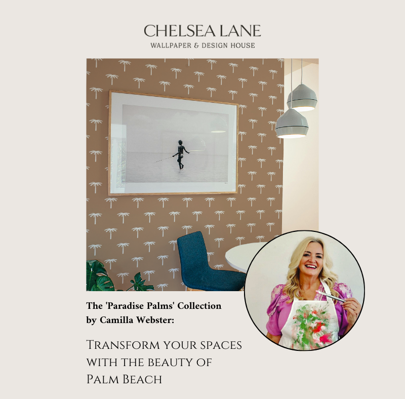 The 'Paradise Palms' Collection by Camilla Webster: Transform your spaces with the beauty of Palm Beach