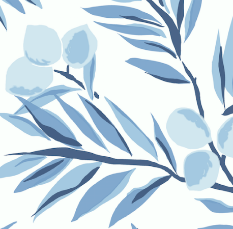 blue citrus wallpaper