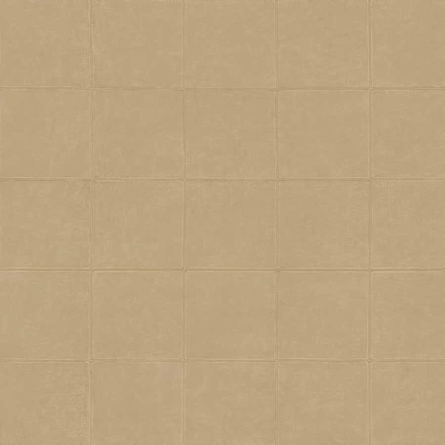 soft beige leather like wallcovering