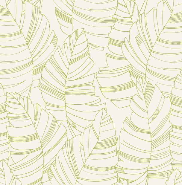 geometric palm leaf wallpaper