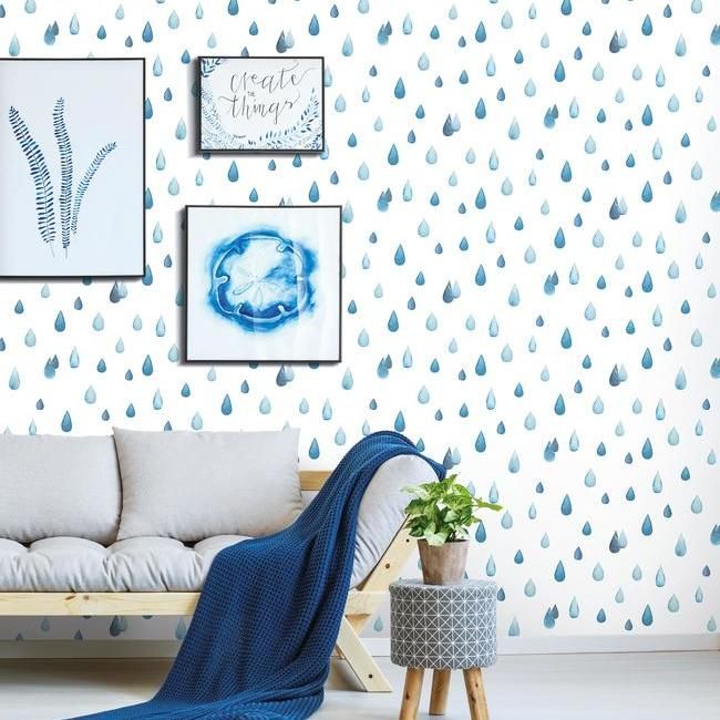 raindrop removable wallpaper