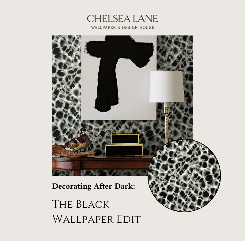 Decorating After Dark: The Black Wallpaper Edit