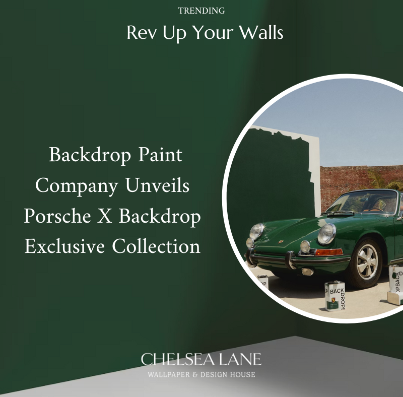 Rev Up Your Walls: Backdrop Paint Company Unveils Porsche X Backdrop Exclusive Collection