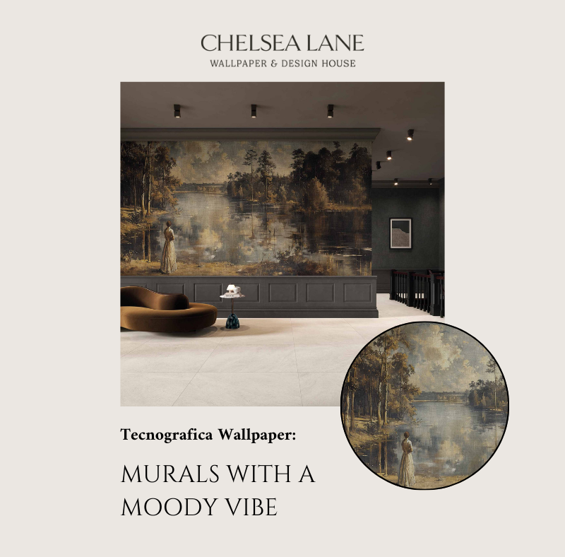 Tecnografica Wallpaper: Murals with a Moody Vibe