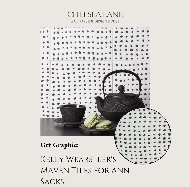 Get Graphic: Kelly Wearstler's Maven Tiles for Ann Sacks