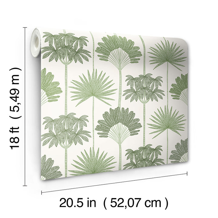 Kentia Green Peel & Stick