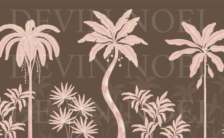 Palm Era- Mural by Devin Noel- on Premium Matte Paper (Multiple Colorways)