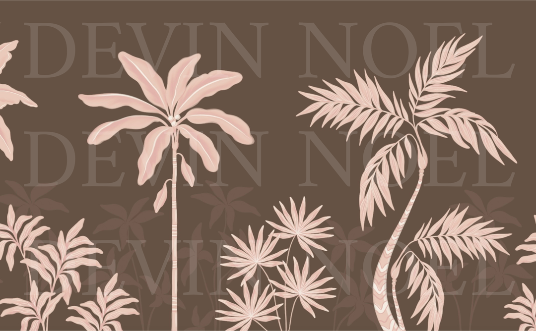 Palm Era- Mural by Devin Noel- on Premium Matte Paper (Multiple Colorways)