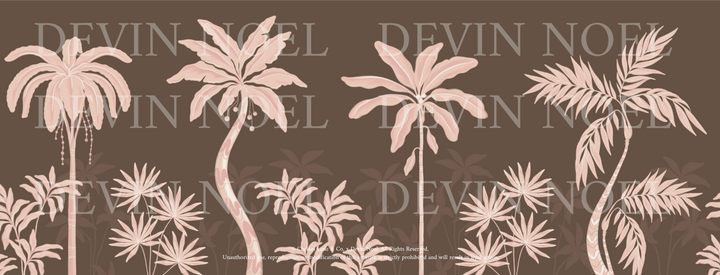 Palm Era- Mural by Devin Noel- on Paper weave (Multiple Colorways)