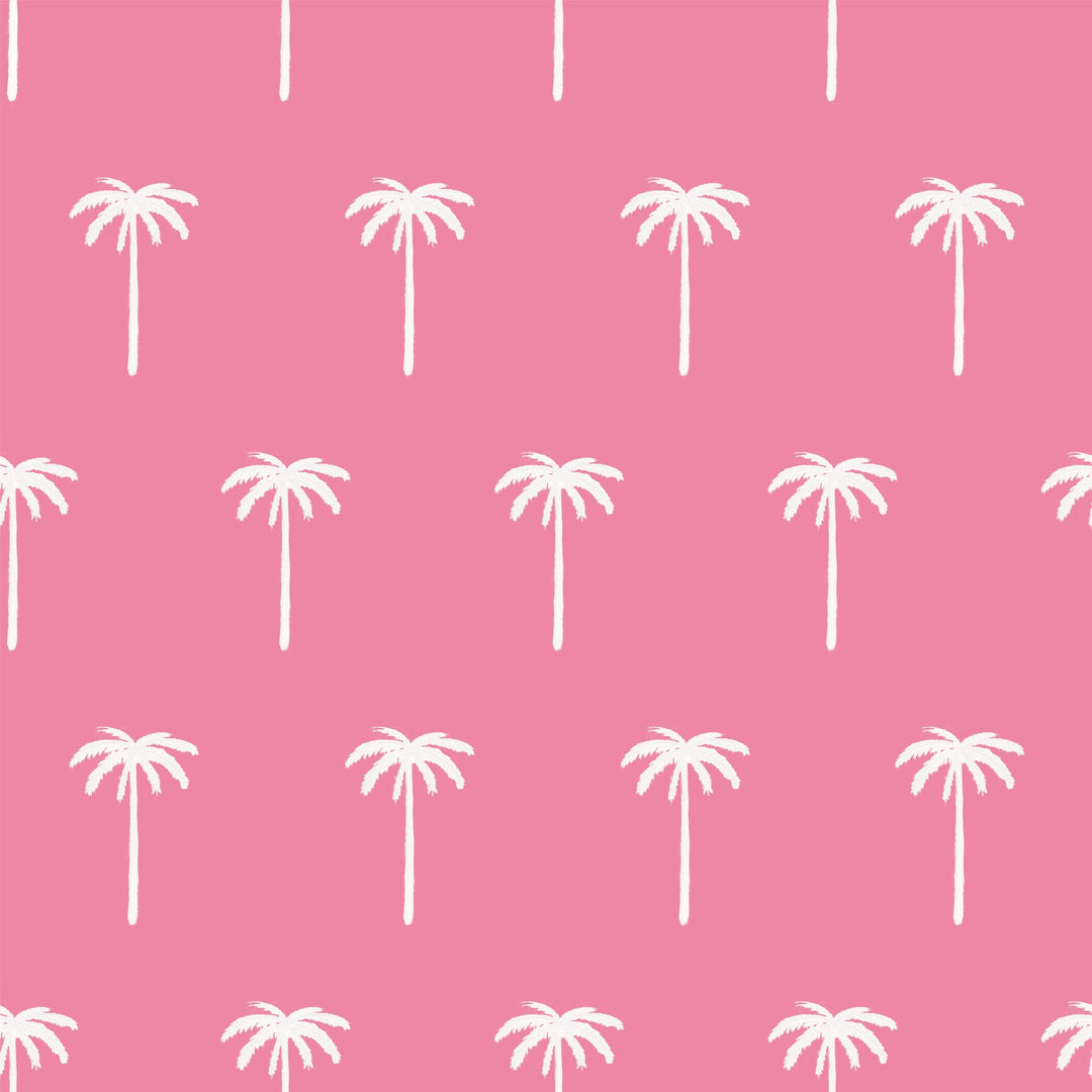 Camilla Webster - The Paradise Palms- on Metallic Grasscloth