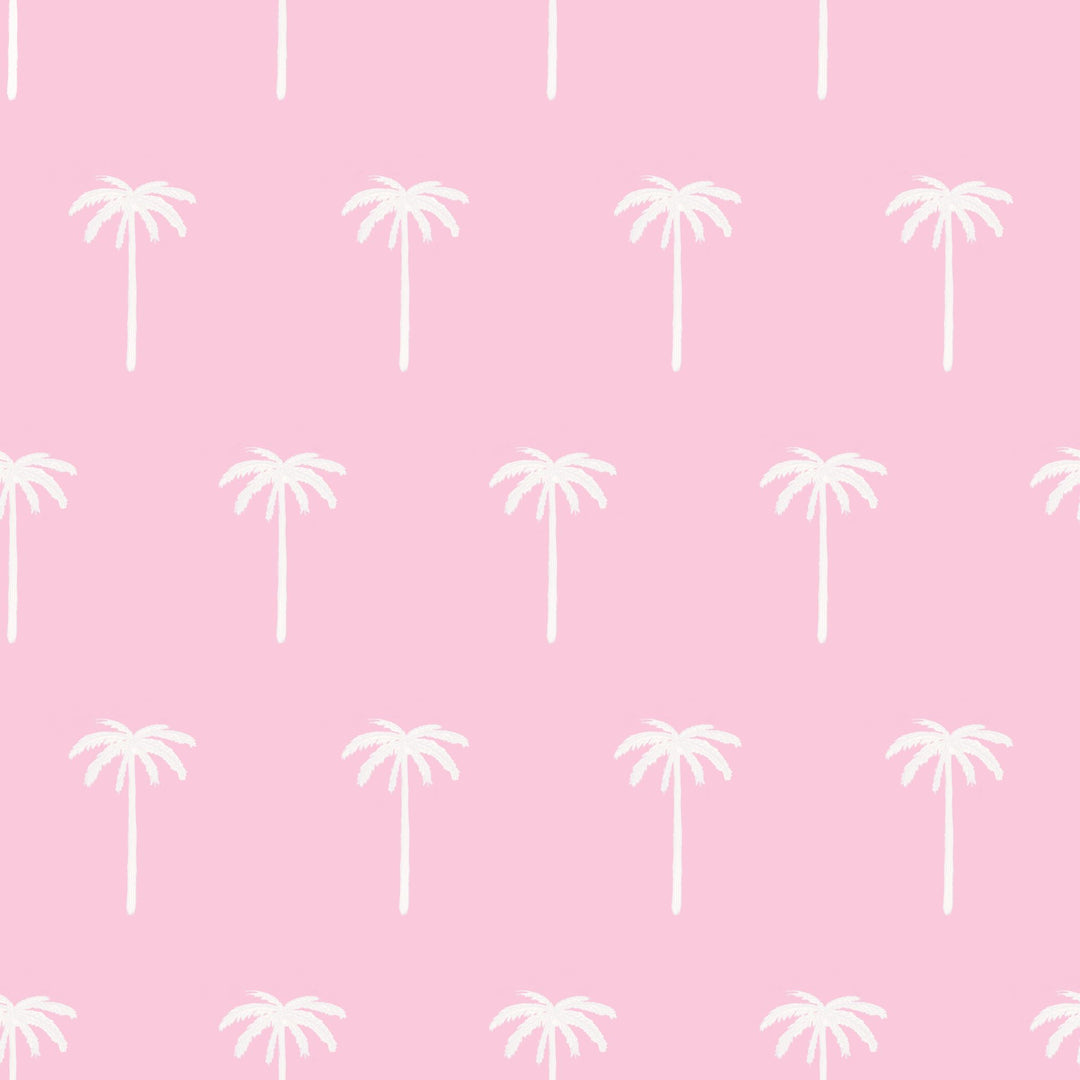 Camilla Webster - The Paradise Palms- on Metallic Grasscloth