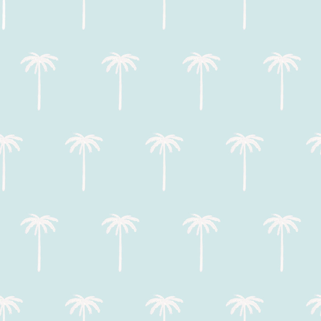 Camilla Webster - The Paradise Palms- on Metallic Grasscloth