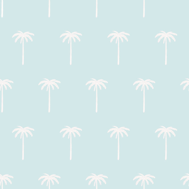 Camilla Webster - The Paradise Palms- on Metallic Grasscloth