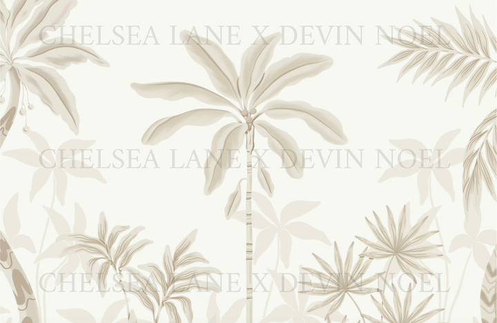 Palm Era in Coconut- Mural by Devin Noel