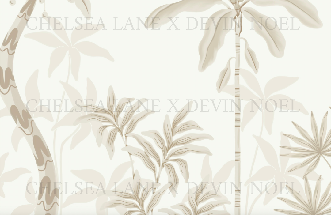 Palm Era in Coconut- Mural by Devin Noel