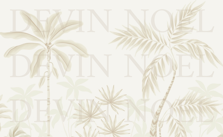Palm Era- Mural by Devin Noel- on Paper weave (Multiple Colorways)