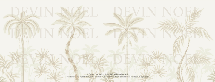 Palm Era- Mural by Devin Noel- on Premium Matte Paper (Multiple Colorways)