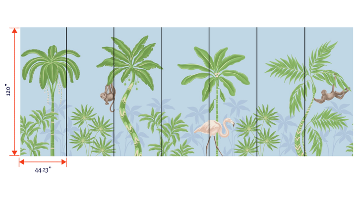 Palm Era- Mural by Devin Noel- on Premium Matte Paper (Multiple Colorways)