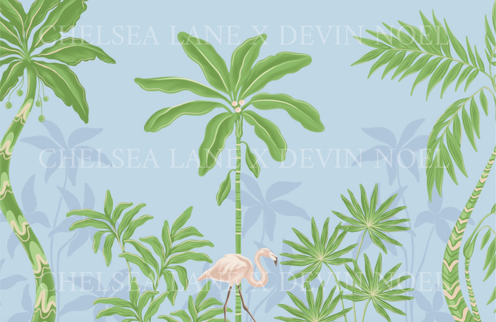 Palm Era in Flocking Around- Mural by Devin Noel