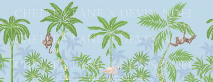 Palm Era in Flocking Around- Mural by Devin Noel