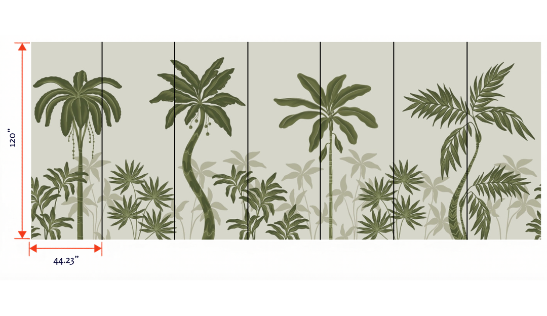 Palm Era- Mural by Devin Noel- on Premium Matte Paper (Multiple Colorways)