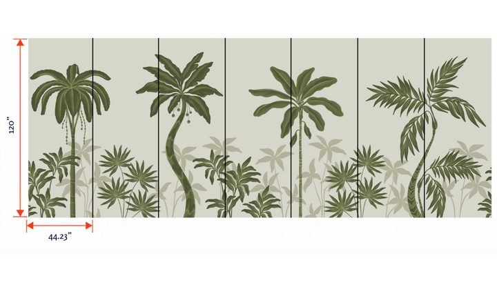 Palm Era- Mural by Devin Noel- on Premium Matte Paper (Multiple Colorways)