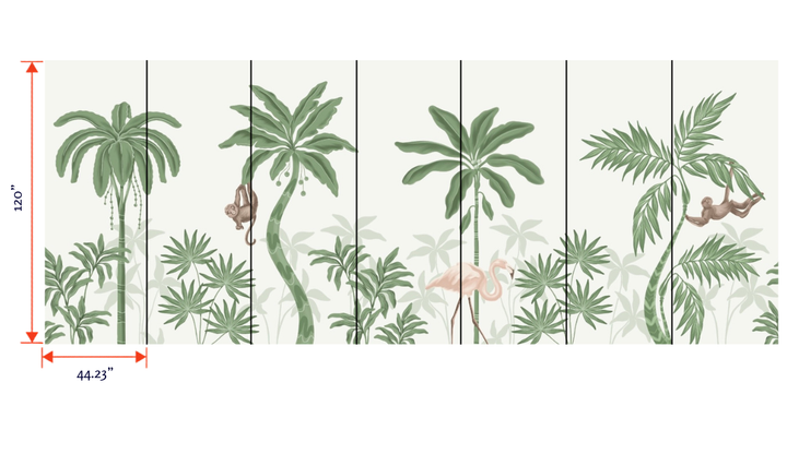 Palm Era- Mural by Devin Noel- on Premium Matte Paper (Multiple Colorways)