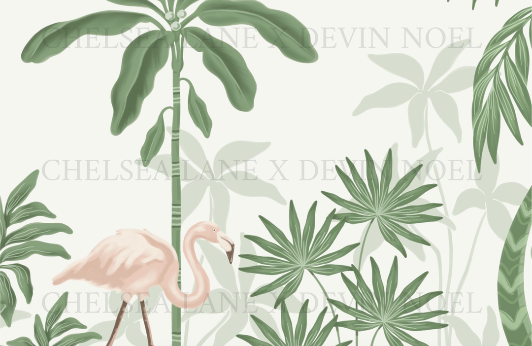 Palm Era in Jungle- Mural by Devin Noel