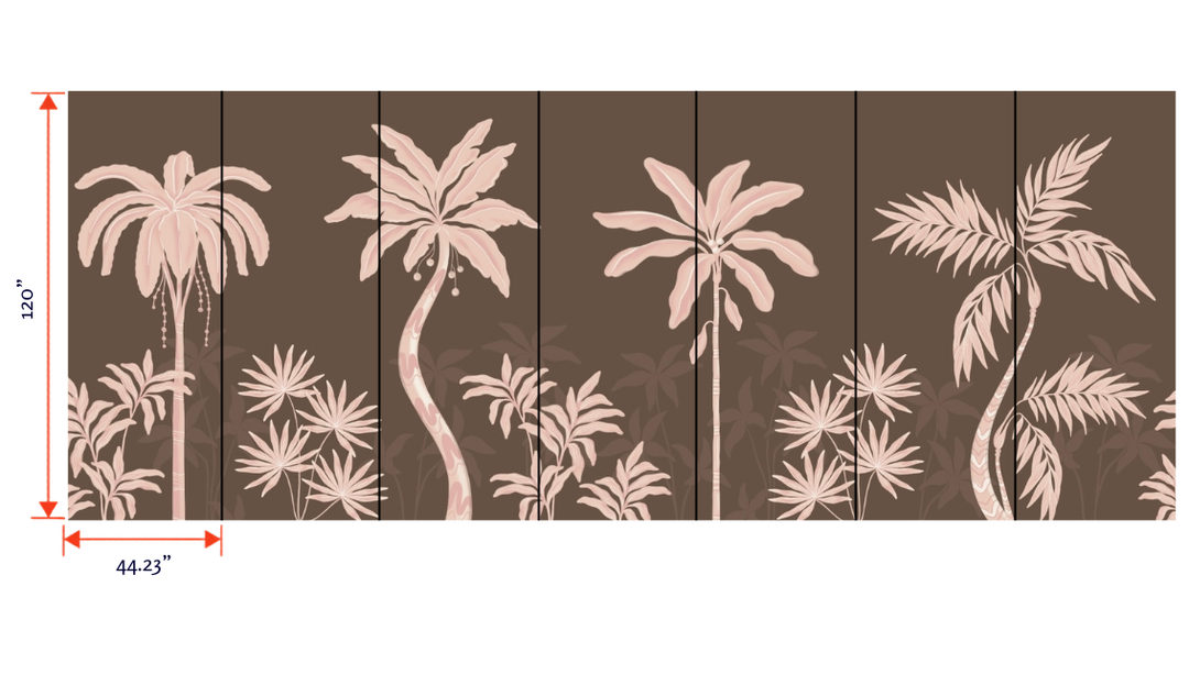 Palm Era- Mural by Devin Noel- on Premium Matte Paper (Multiple Colorways)