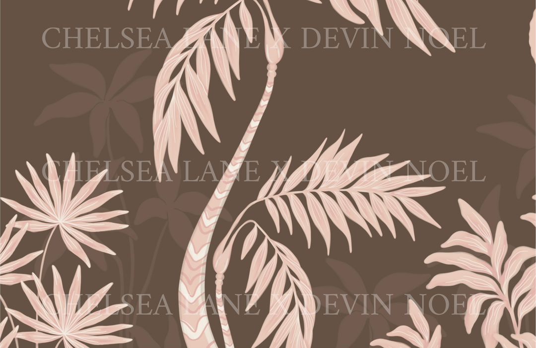 Palm Era in Macaron - Mural by Devin Noel