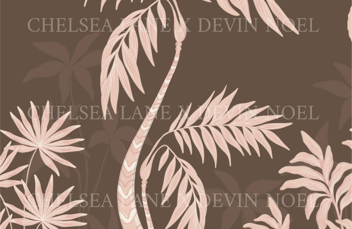 Palm Era in Macaron - Mural by Devin Noel