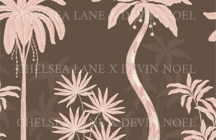 Palm Era in Macaron - Mural by Devin Noel