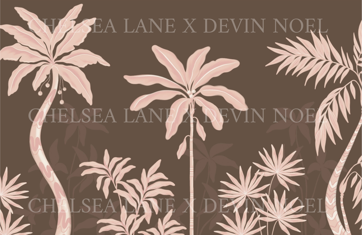 Palm Era in Macaron - Mural by Devin Noel