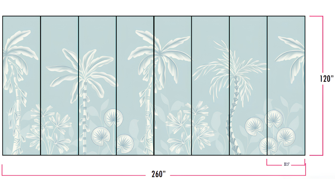 Melrose Palms Passage- on Paper Weave