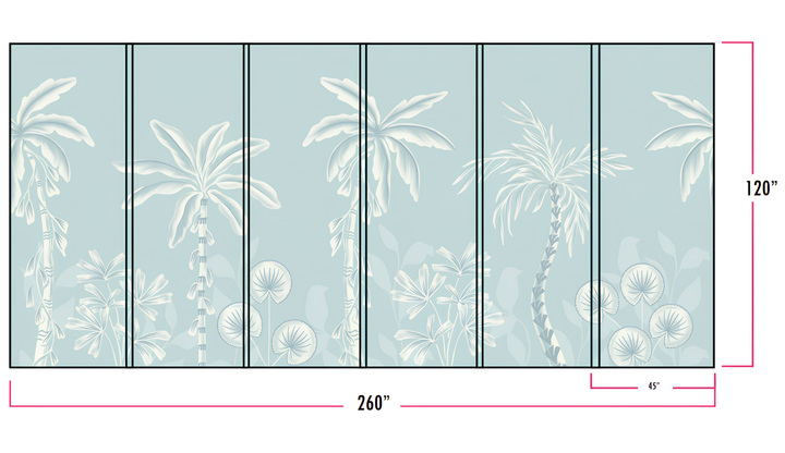 Melrose Palms Passage- on Premium Matte Paper