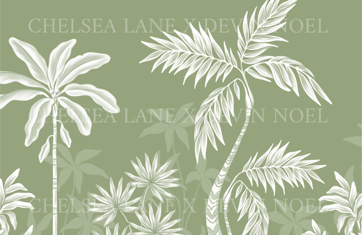 Palm Era in Pesto - Mural by Devin Noel