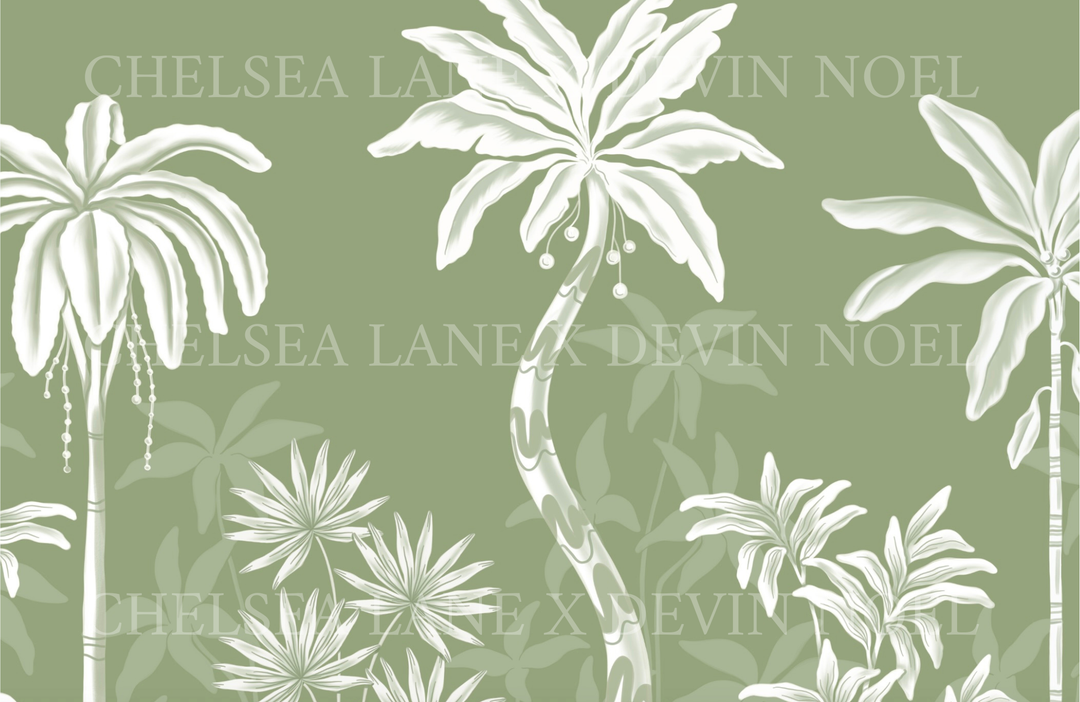 Palm Era in Pesto - Mural by Devin Noel