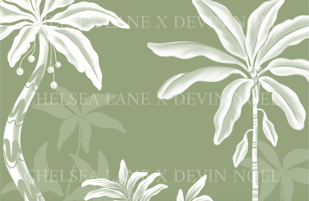 Palm Era in Pesto - Mural by Devin Noel