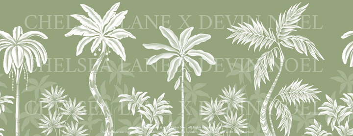 Palm Era in Pesto - Mural by Devin Noel