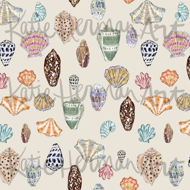 Seaside Treasures in Reef on Vinyl- By Katie Herman