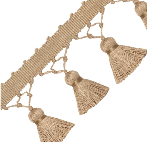 Bali Jute Knotted Tassel Fringe