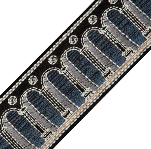 Archi Embroidered Border (Multiple Colorways)