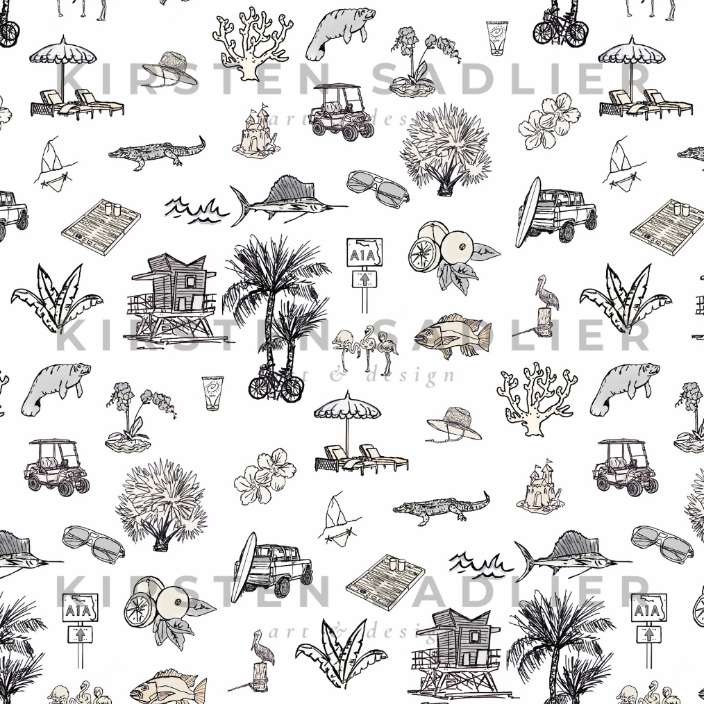 Florida Daze in Black & White- By Kirsten Sadlier