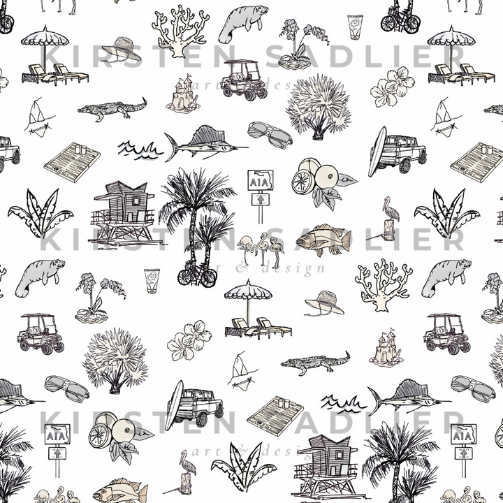 Florida Daze in Black & White- By Kirsten Sadlier