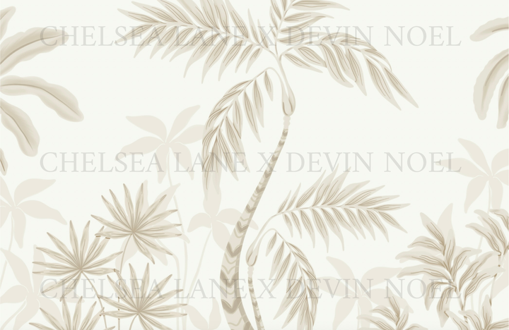 Palm Era in Coconut- Mural by Devin Noel