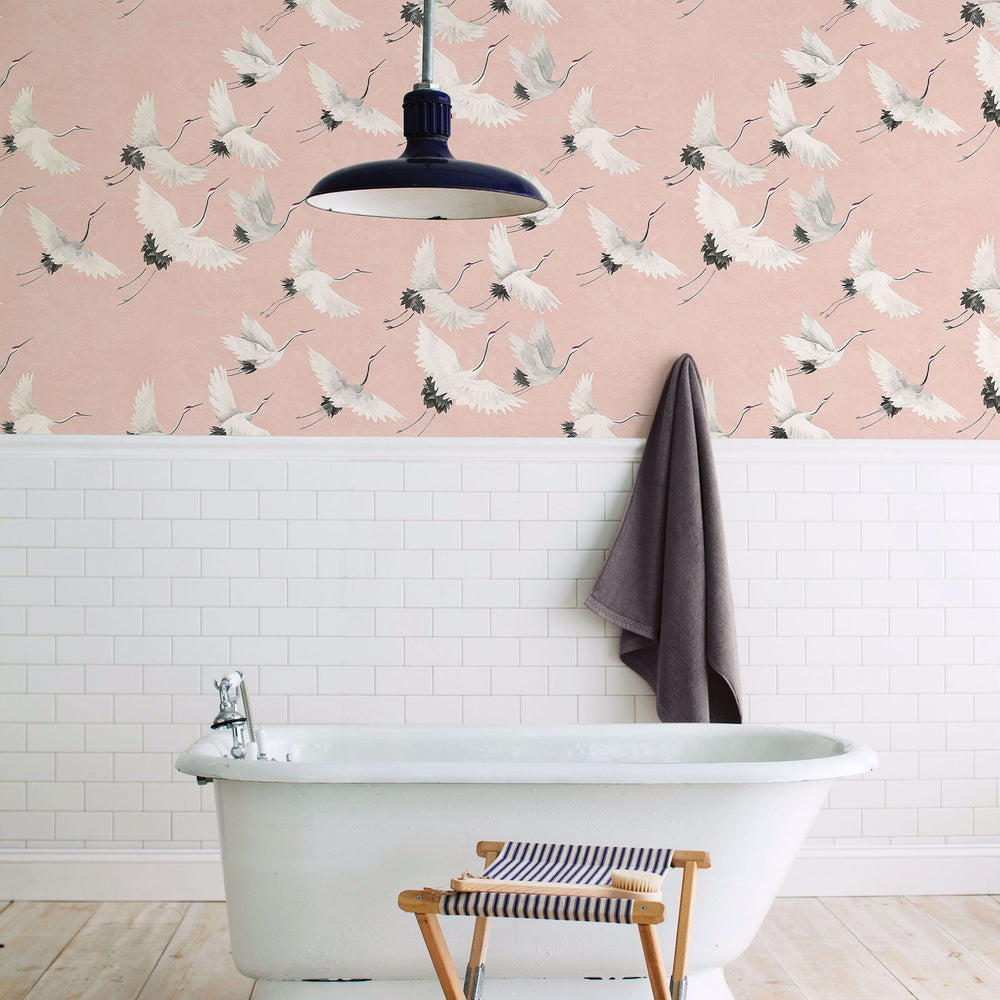 chic bird wallpaper