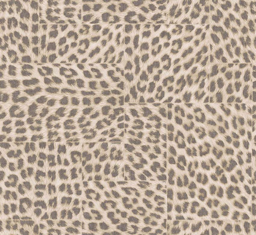 leopard print wallpaper for a modern home