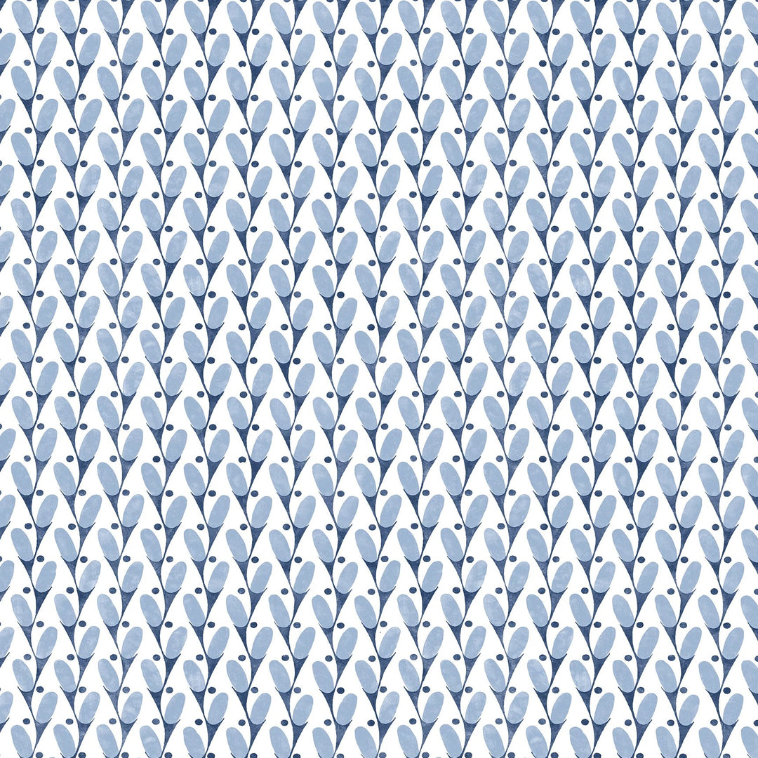 blue and white geometric wallpaper