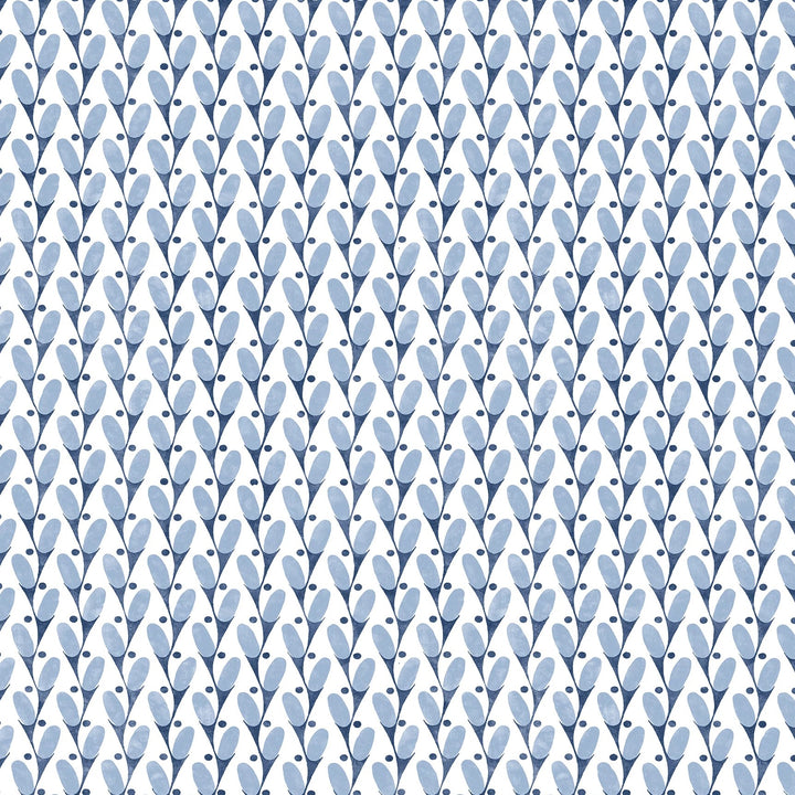 blue and white geometric wallpaper